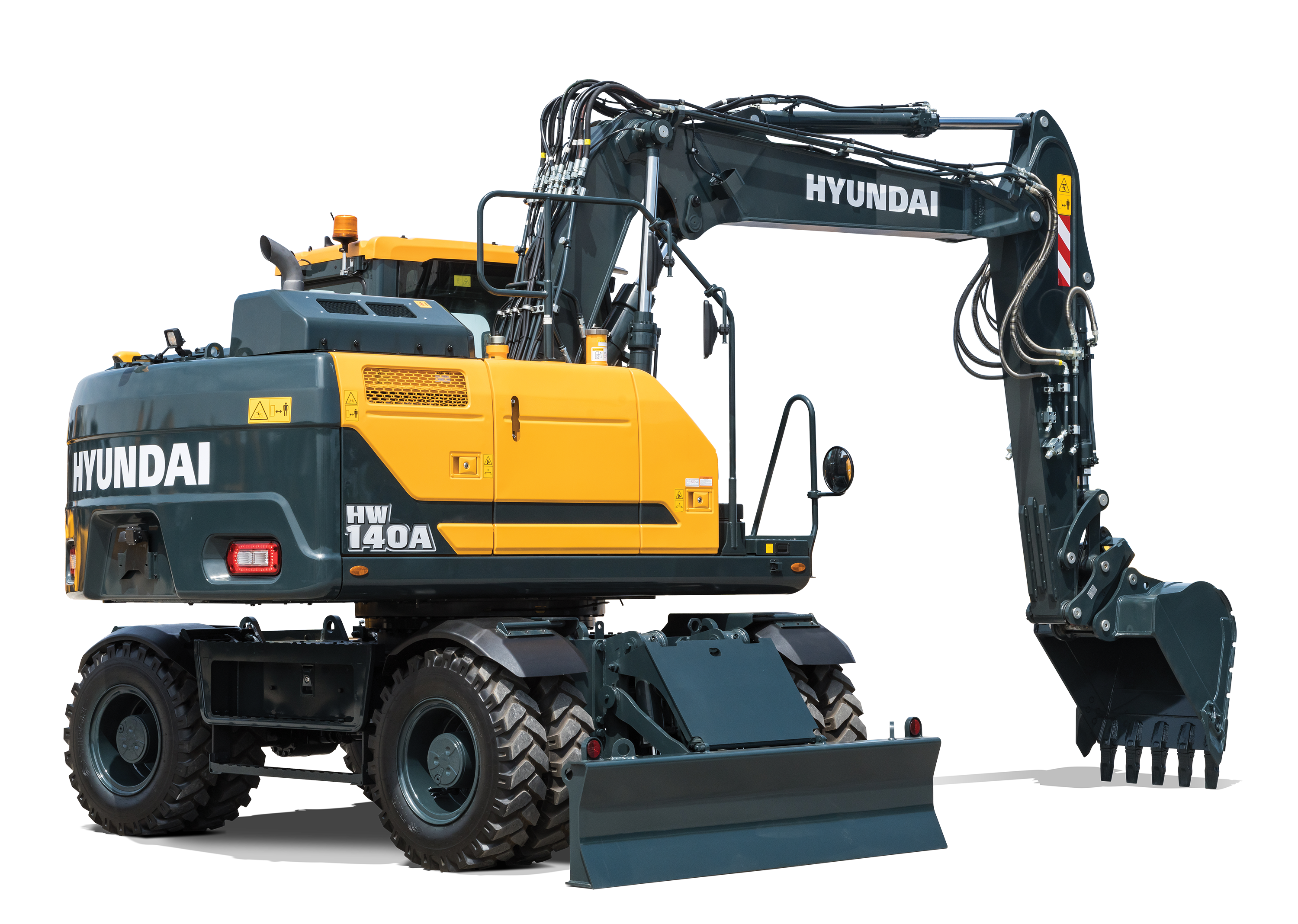 Met een nieuw, compact ontwerp van de achterzijde en verbeterde nieuwe serie mobiele graafmachines, waarmee u zich kunt onderscheiden voor controleerbaarheid zijn de HW140A en HW160A de nieuwe leiders op grote en kleine talloze toepassingen op de weg en off-road. Onze machines in de A-serie voldoen locaties, voor het maken van sleuven, graven, grondverzet, boren, snijden, heffen of aan EU Stage V-emissievoorschriften en leveren tegelijkertijd betere prestaties, en een betere voorbereiding van de werkplek. Kies voor betere brandstofzuinigheid en uitstekende resultaten. Samen kunnen we bergen verzetten!